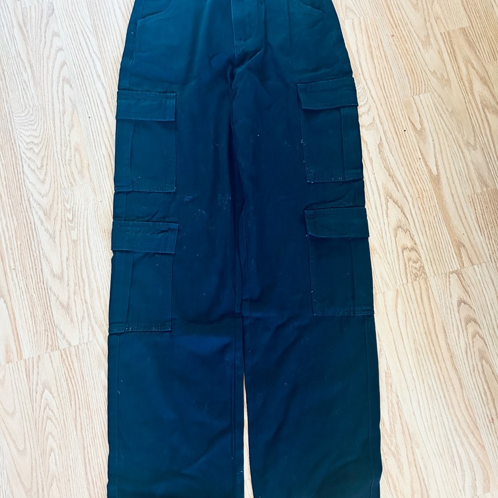 Shein Black Cargo Pants sz Tall S